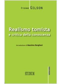 REALISMO TOMISTA E CRITICA DELLA CONOSCENZA