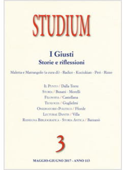 STUDIUM (2017). VOL. 3: I GIUSTI. STORIE E RIFLESSIONI