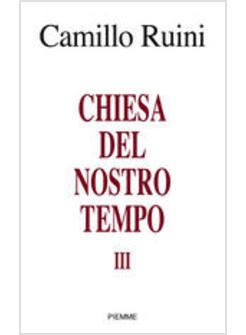 CHIESA DEL NOSTRO TEMPO III PROLUSIONI 2001-2007