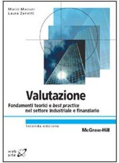 VALUTAZIONE FONDAMENTI TEORICI E BEST PRACTICE NEL SETTORE INDUSTRIALE E FINANZI