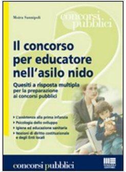 CONCORSO PER EDUCATORE NELL'ASILO NIDO QUESITI A RISPOSTA MULTIPLA PER LA (IL)