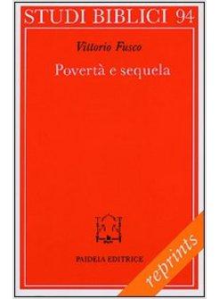 POVERTA' E SEQUELA LA PERICOPE SINOTTICA DELLA CHIAMATA DEL RICCO (MC 17-31