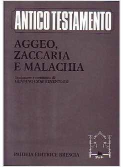 AGGEO, ZACCARIA E MALACHIA