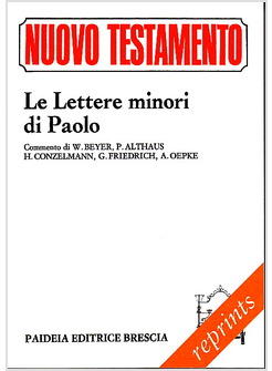 LETTERE MINORI DI PAOLO (LE)
