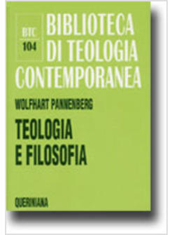 TEOLOGIA E FILOSOFIA IL LORO RAPPORTO ALLA LUCE DELLA STORIA COMUNE