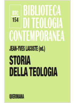 STORIA DELLA TEOLOGIA