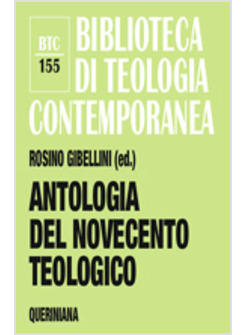ANTOLOGIA DEL NOVECENTO TEOLOGICO