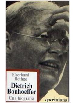 DIETRICH BONHOEFFER TEOLOGO CRISTIANO CONTEMPORANEO UNA BIOGRAFIA