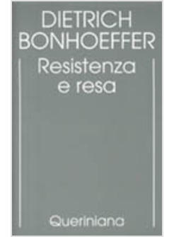 RESISTENZA E RESA