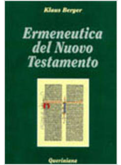 ERMENEUTICA DEL NUOVO TESTAMENTO