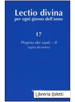 LECTIO DIVINA 17 PER OGNI GIORNO DELL'ANNO