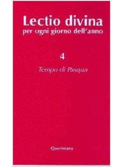 LECTIO DIVINA 4 PER OGNI GIORNO DELL'ANNO