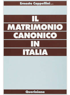 MATRIMONIO CANONICO IN ITALIA (IL)