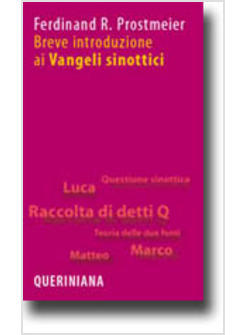 BREVE INTRODUZIONE AI VANGELI SINOTTICI