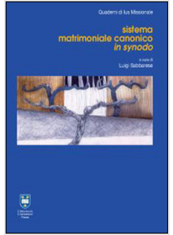 SISTEMA MATRIMONIALE CANONICO IN SYNODO