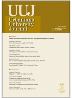 URBANIANA UNIVERSITY JOURNAL. EUNTES DOCETE (2016)