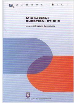 MIGRAZIONI QUESTIONI ETICHE