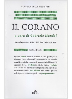 IL CORANO. TESTO ORIGINALE A FRONTE