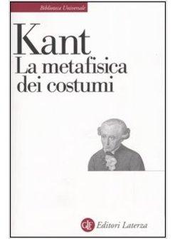 METAFISICA DEI COSTUMI