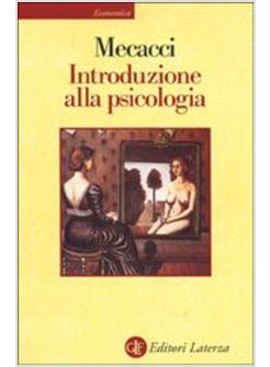INTRODUZIONE ALLA PSICOLOGIA