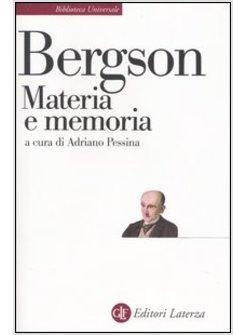 MATERIA E MEMORIA