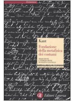 FONDAZIONE DELLA METAFISICA DEI COSTUMI