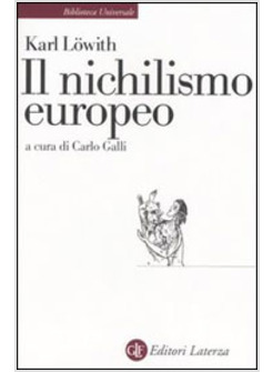 NICHILISMO EUROPEO