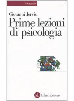 PRIME LEZIONI DI PSICOLOGIA