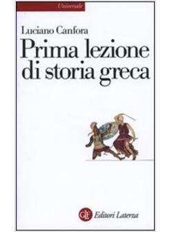 PRIMA LEZIONE DI STORIA GRECA