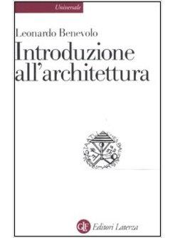 INTRODUZIONE ALL'ARCHITETTURA