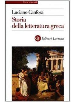 STORIA DELLA LETTERATURA GRECA