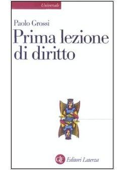 PRIMA LEZIONE DI DIRITTO