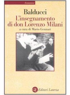 L'INSEGNAMENTO DI DON LORENZO MILANI