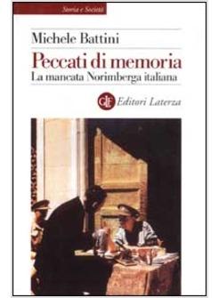 PECCATI DI MEMORIA