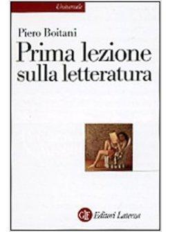 PRIMA LEZIONE SULLA LETTERATURA