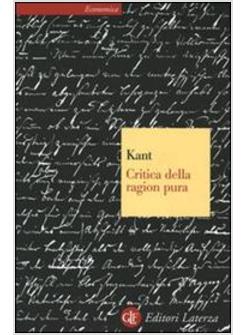 CRITICA DELLA RAGION PURA