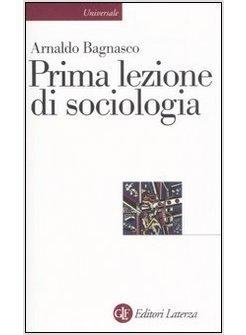 PRIMA LEZIONE DI SOCIOLOGIA