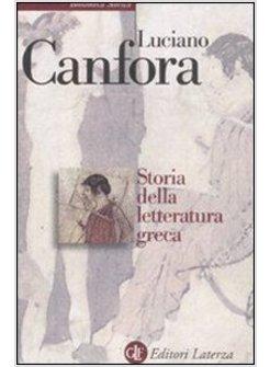 STORIA DELLA LETTERATURA GRECA