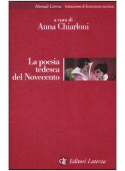 POESIA TEDESCA DEL NOVECENTO (LA)