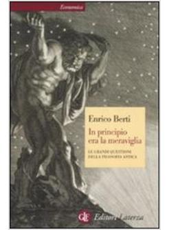 IN PRINCIPIO ERA LA MERAVIGLIA