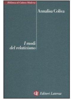 MODI DEL RELATIVISMO (I)