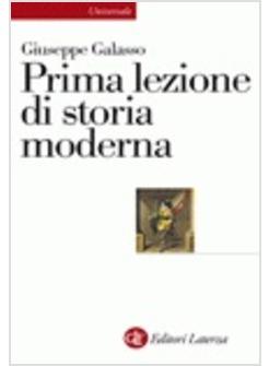 PRIMA LEZIONE DI STORIA MODERNA