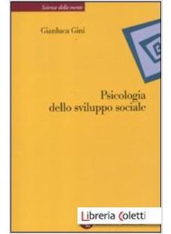 PSICOLOGIA DELLA SVILUPPO SOCIALE