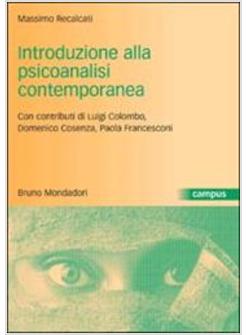 INTRODUZIONE ALLA PSICOANALISI CONTEMPORANEA