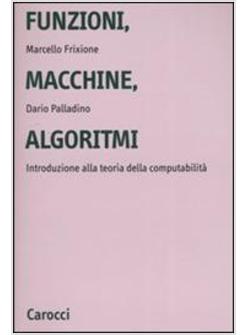 FUNZIONI MACCHINE ALGORITMI