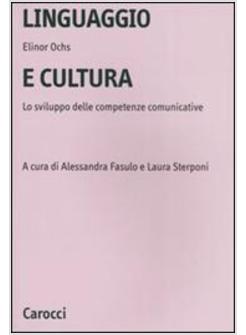LINGUAGGIO E CULTURA