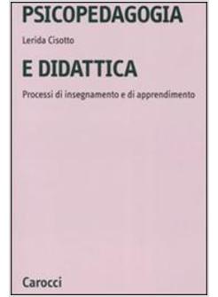 PSICOPEDAGOGIA E DIDATTICA