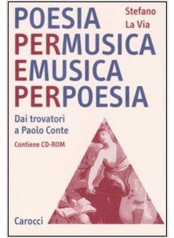 POESIA PER MUSICA E MUSICA PER POESIA