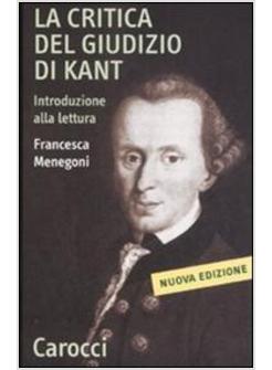 CRITICA DEL GIUDIZIO DI KANT (LA)