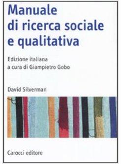 MANUALE DI RICERCA SOCIALE QUALITATIVA